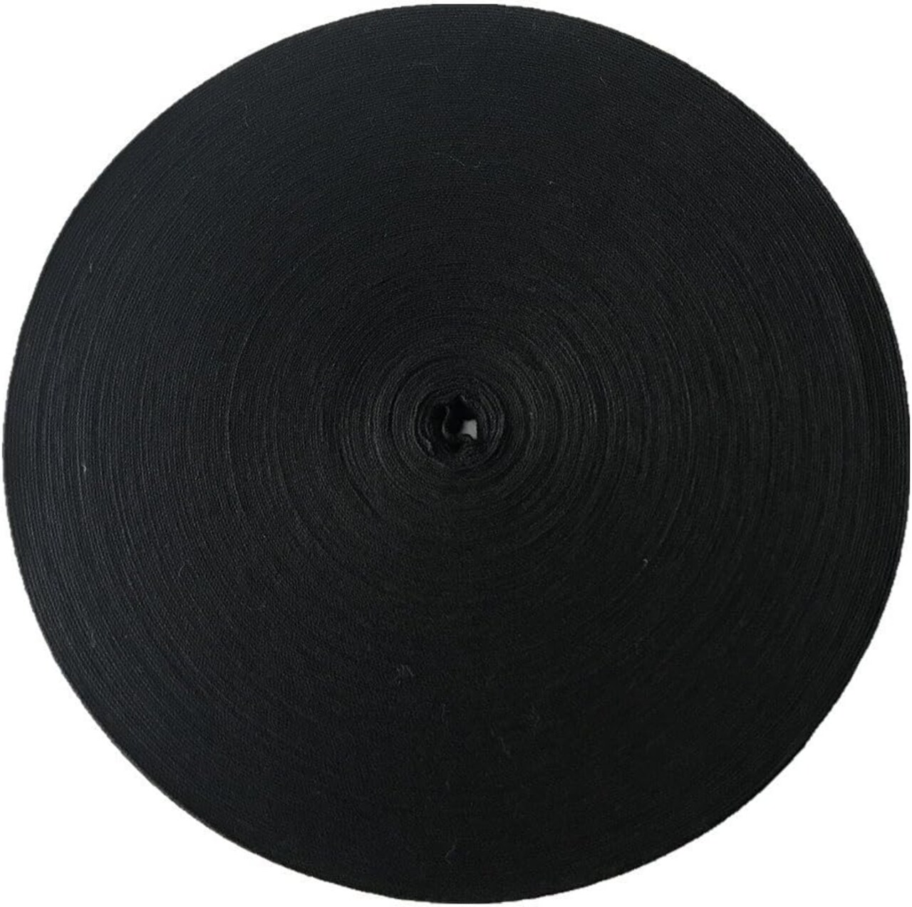 Twill Tape Ribbon 100% Cotton Black 1" Wide 50 Yard Roll Herringbone Tape Environmentally Friendly No Fading Ribbon(1"-50Yard, Black)